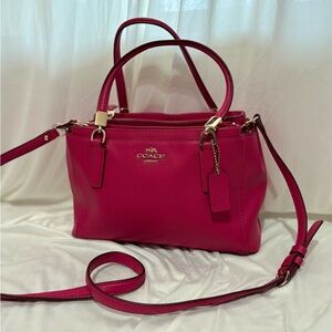 Coach Christie Carryall (Crossgrain Leather) Bag